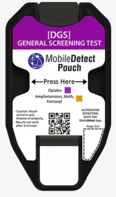 Surface Drug Residue Pouch Testing Device (OPI, AMP, METH)