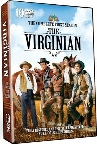 The Virginian: Season 1 Complete First (DVD) NEW Sealed (Damaged Case) Free Ship - Afbeelding 1 van 1