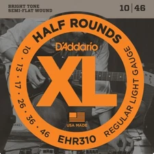 D'Addario Guitar Strings EHR310 Half Rounds Light 10-46