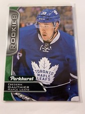 16-17 Frederik Gauthier Toronto Maple Leafs Parkhurst Green Rookie #359