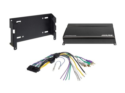 Alpine KTA-450 4 Kanal Verstärker 4/2 Kanal Digital Amplifier für iLX-W650BT 