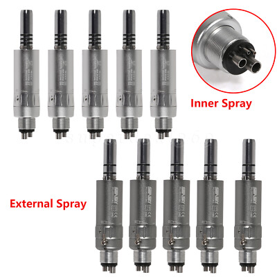 Dental Low Speed Air Motor Handpiece E-type 4Hole Micromotor Inner/External ns