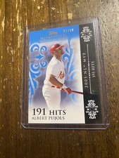 Albert Pujols /10 Topps Moments & Milestones Hits 2008 Cardinals Baseball card