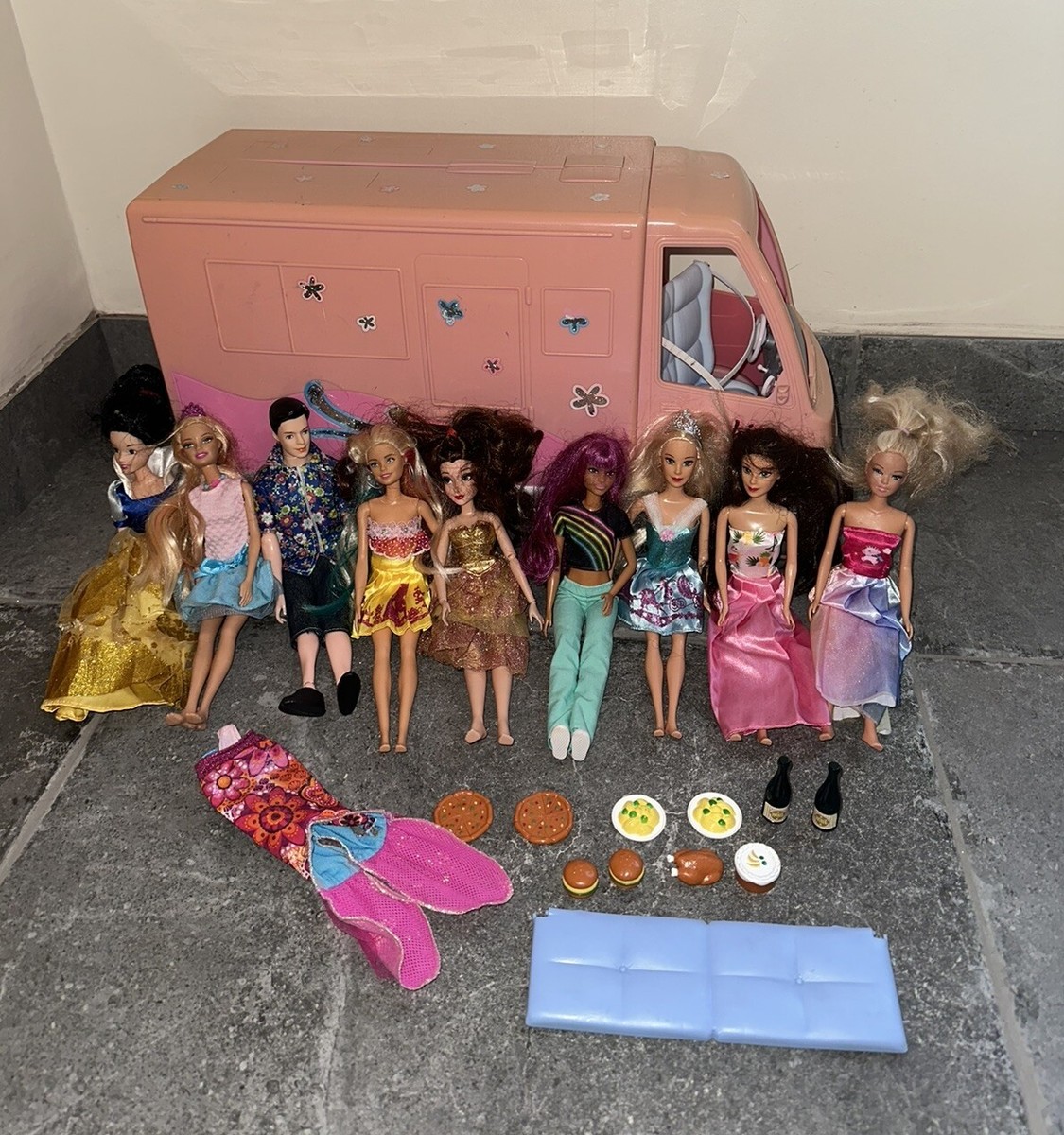 Camper Rv Barbie Hot Tub Party Bus Barbie Hot Tub Party Bus Pink