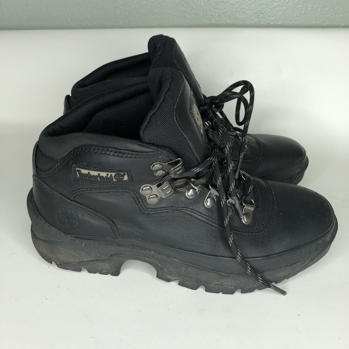 Timberland Men\'s Black Leather Lace Up Boots Size 8.5 Timberland Mens Luxe Mid Lace Waterproof Boot – Extra Butter main image 4