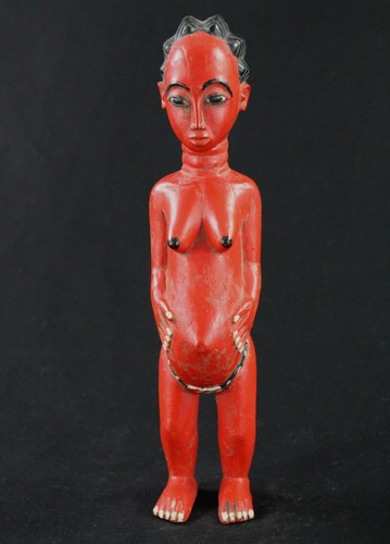 Art Africain - Femme "Colon" Gouro Enceinte - Fecondity Guro Item - 28,5 Cms +++ - Picture 2 of 10