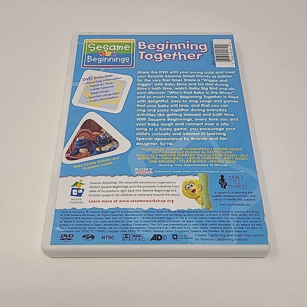 Sesame Beginnings: Beginning Together - DVD Children's Show
