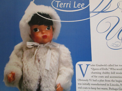 4pg Terri Lee Doll History Article WRAPPED IN FURS Sandy