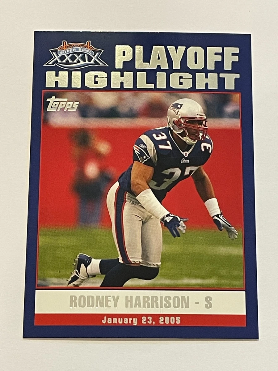 2005 Topps New England Patriots Super Bowl XXXIX Champions