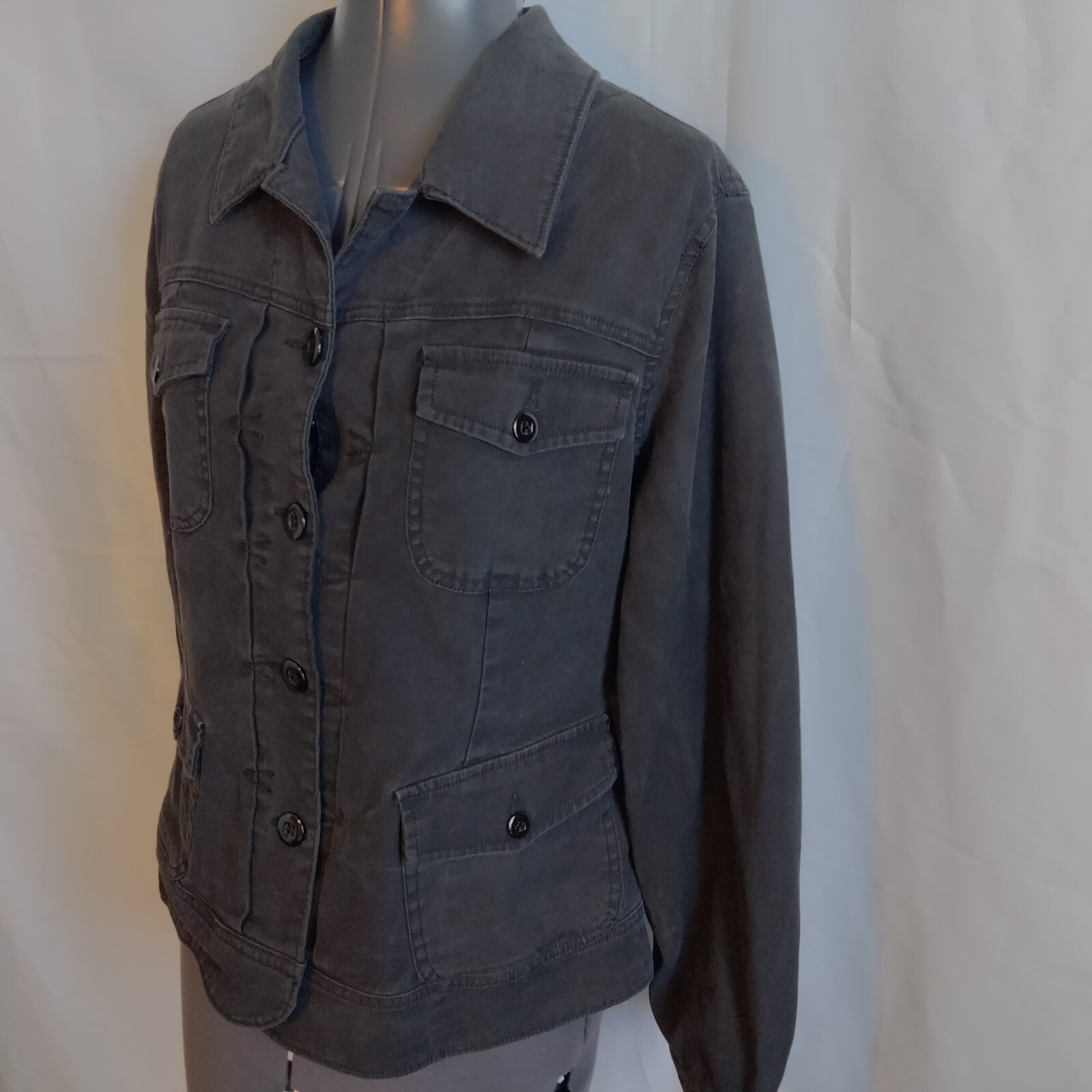 Solitaire Ravi Khosla Utility Cargo Jacket L Pockets … Gem