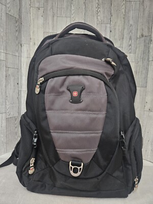 SWISS GEAR Smart Scan Airflow Black Backpack Bag for Laptop 18'' Padded Pockets