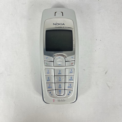 Nokia 6010 Silver Cell Phone Candy Bar Vintage Collector Untested Parts Only