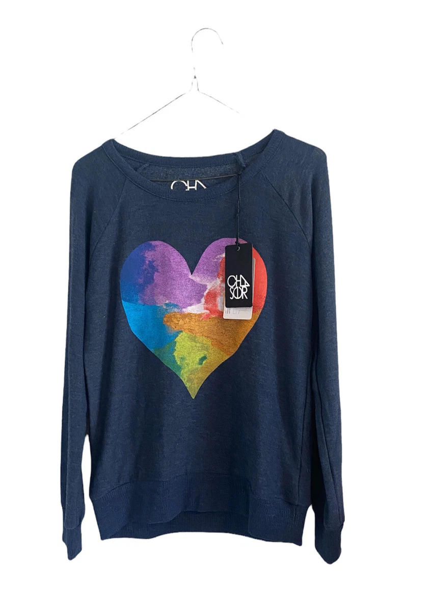 Chaser shop rainbow sweatshirt