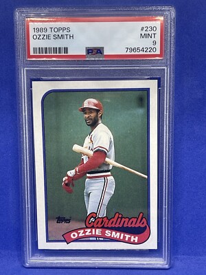 Ozzie smith 2004primecut サインカード 1989 Topps Ozzie Smith #230 PSA 9 Cardinals | eBay