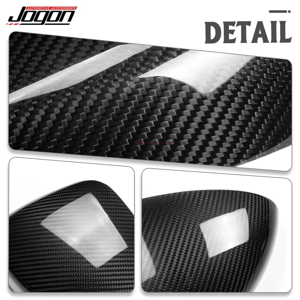 For Mazda MX5 MX-5 Miata 2015-2024 Carbon Fiber Side View Mirror Cap Cover Trim - Image 4 of 4