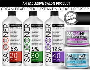 Hair Cream Peroxide Developer Activator Oxydant Blue White
