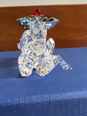 スワロフスキー　ポインセチア　クリスベア　2012 置物 スワロフスキー クリスマスベア 2012年限定 ポインセチア - メルカリ