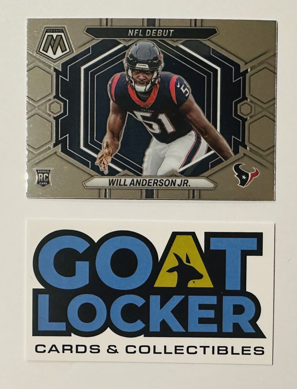 Will Anderson Jr 2023 Panini Mosaic NFL Debut Rookie #ND-19 Houston Texans Rc