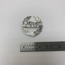 LIEUT In Wreath - Silver - Pin & Clutch -NEW- Rank Insignia - Sold Per Piece