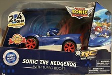 SONIC The Hedgehog w/ Turbo Boost 2.4 ghz Radio Control Remote Race Car NEW RARE