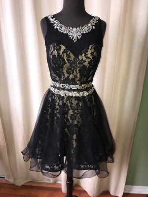 slim fit dress slacks Portia and Scarlett Velvet Homecoming Dress PS24009 main image 0