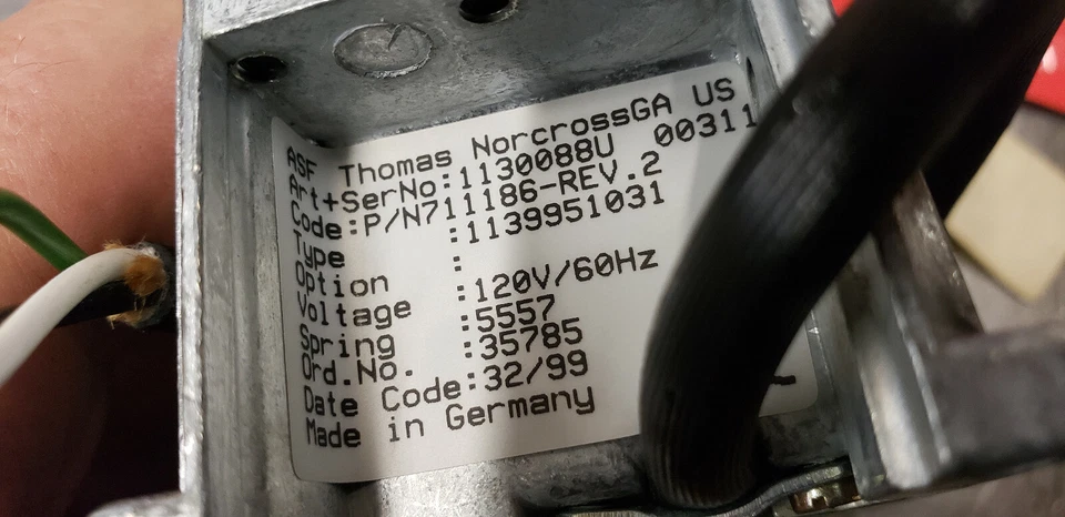 NEW Thomas Norcross 711186 Rev. 2 Type 1139951031 Relay 120V. shelf 20 - Image 3 of 4