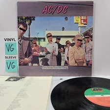 AC/DC Dirty Deeds Done Dirt Cheap LP Atlantic 1981 VG Vinyl US Reissue #X51
