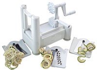 Paderno World Cuisine A4982799 Tri-blade Plastic Spiral Vegetable Slicer on sale Paderno World Cuisine A4982799 Tri-blade Plastic Spiral Vegetable Slicer on sale