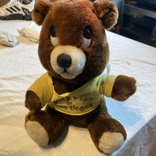 Vegas Lucky Dakin 1975 Stuffed Animal Toy Collectible,Vintage Teddy Bear Plush