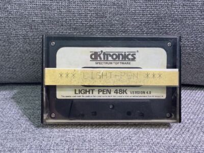 Sinclair ZX Spectrum 48K Software ''Light Pen Version 4.0'' von dktronics
