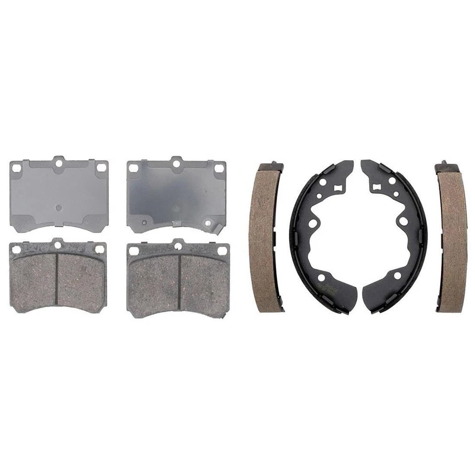 Pastilhas de freio e sapatas de freio dianteiras traseiras de cerâmica Ford Escort 1997 1998 1999-2003 - Imagem 4 de 4