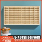 60/80 Grid Wooden Shelf FOR Wheels Diecast Matchbox 1/64 Toy Display Case US