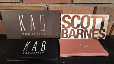 New Contour Palettes & Eyeshadow Palettes KAB Cosmetics Scott Barnes Illamasqua