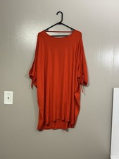 Asos Red Slit Sleeve Mini Dress Women’s Size 12 with Open Back       C51