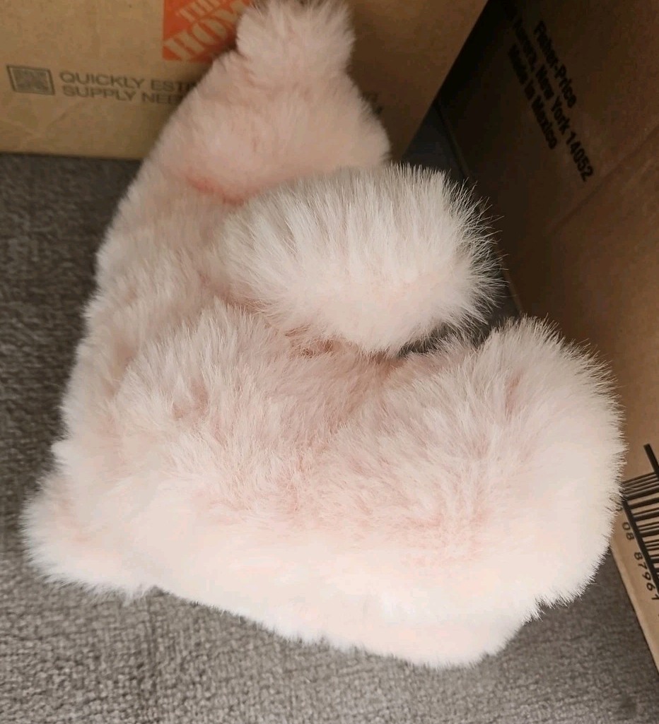 Vintage 1985 Prestige Toy Corp Plush Powder Pink Stuffed Teddy Bear 7 inch