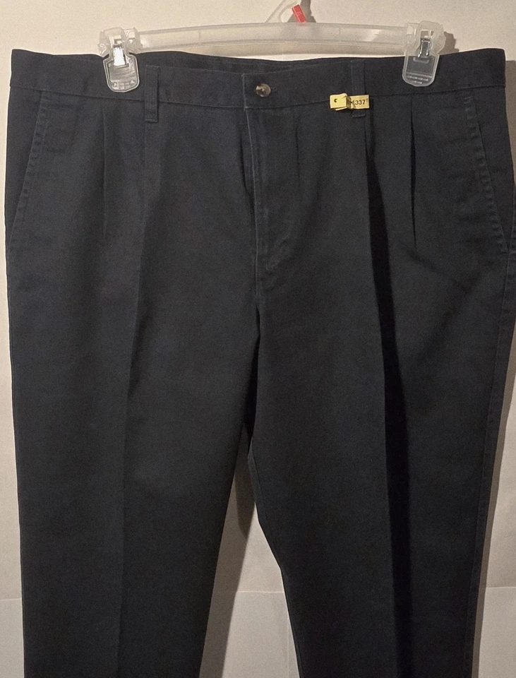 Брюки мужские Van Heusen размер 40 x 29 хлопок черные - Изображение 2 из 4
