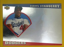 1993 Upper Deck #9 Darryl Strawberry - Los Angeles Dodgers
