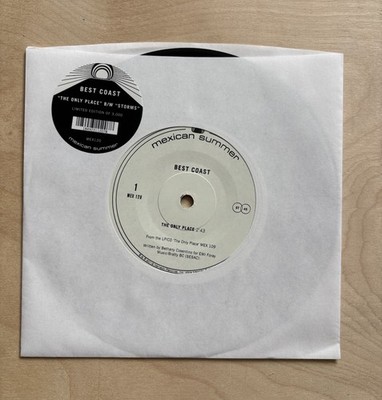 Best Coast Mexican Summer 7  Vinyl, The Only Place b/w Storms, Limited to 3000