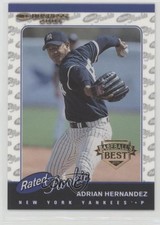 2001 Donruss Rated Rookie Baseball's Best Gold Adrian Hernandez #161 1h1