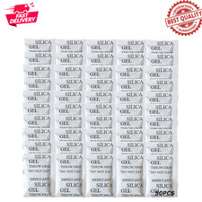 50PCS Silica Gel 5g Moisture Absorber Packets Desiccant for Storage & Dehumidify
