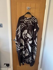 BNWT & Other Stories Brown and White Kaftan Dress Size XS/S