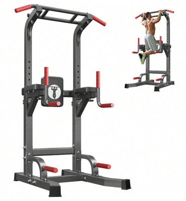 Heavy duty Power Tower With Adjustable Height Dip Station Pull Up Bar home gym