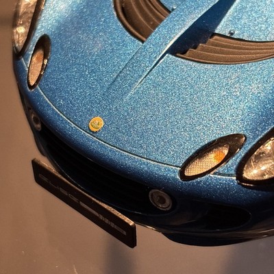 Jadi Lotus Elise 111s 1:18 Diecast Car Model metallic blue. Mint
