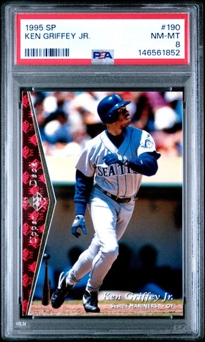 146561852 Ken Griffey Jr 1995 SP #190 PSA 8