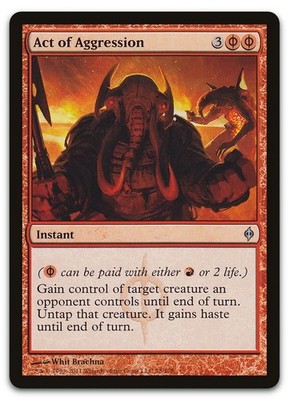 Act of Aggression #78 (NM) New Phyrexia NPH Magic MTG
