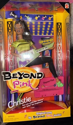Beyond Pink Christie with Cassette 1998 Mattel VTG #20029. NRFB NIB