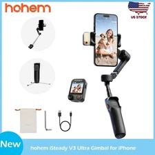 Hohem iSteady V3 Ultra Gimbal Stabilizer for iPhone 3-Axis Gimbal AI Trackering