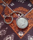 1964 JFK John F Kennedy Half Dollar Keychain Key Ring FOB 90% Silver 50 Cent