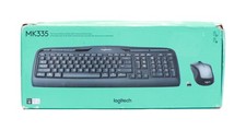 Logitech MK335 Wireless Keyboard Mouse Combo Black/Silver See pictures