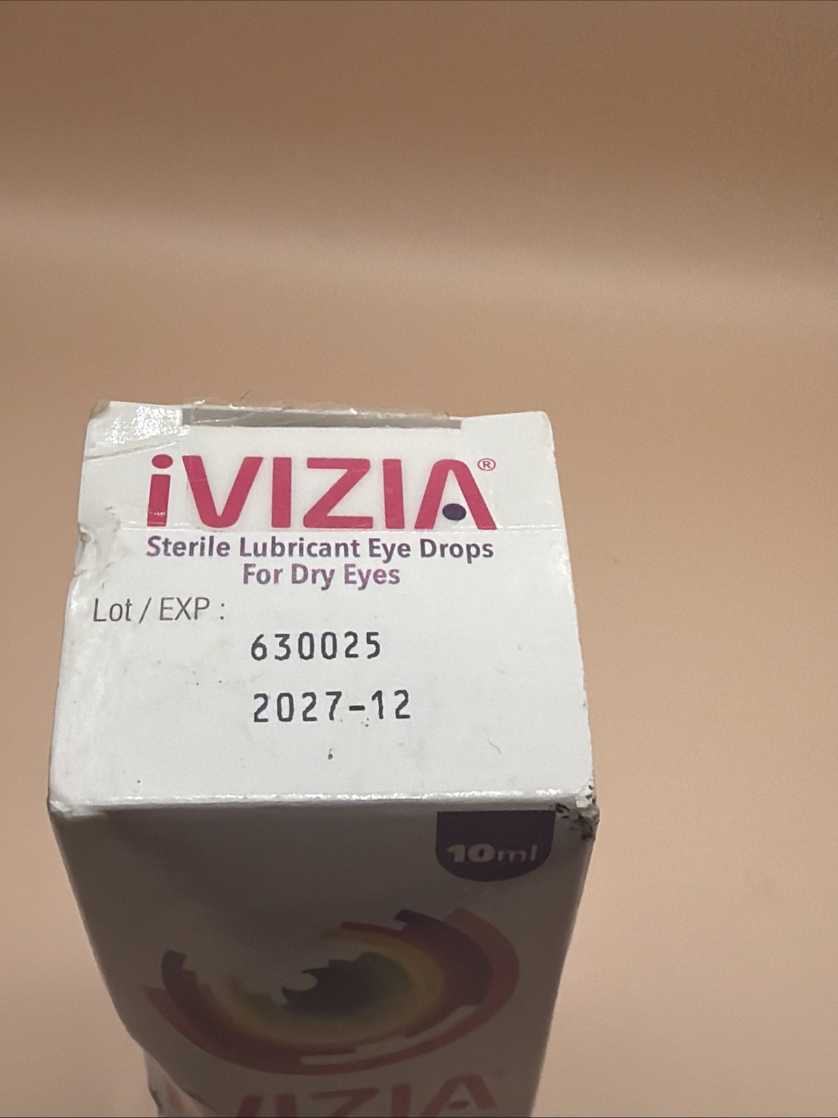 iVIZIA Sterile Lubricant Eye Drops for Dry Eyes 10 mL